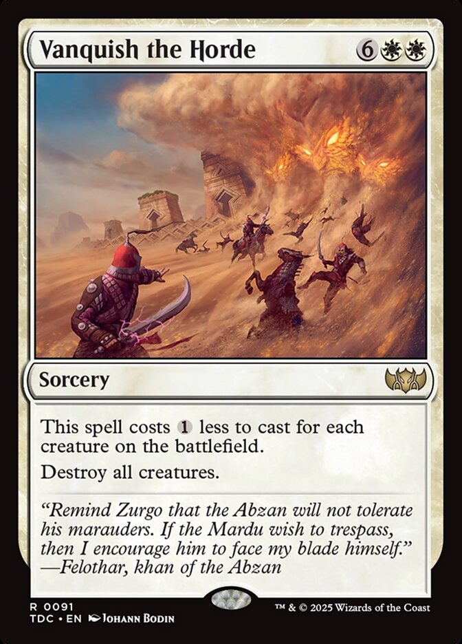 Subjugar a Horda / Vanquish the Horde - Magic: The Gathering - MoxLand
