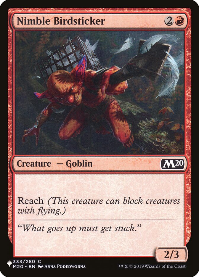Espeta-passarinho Ágil / Nimble Birdsticker - Magic: The Gathering - MoxLand