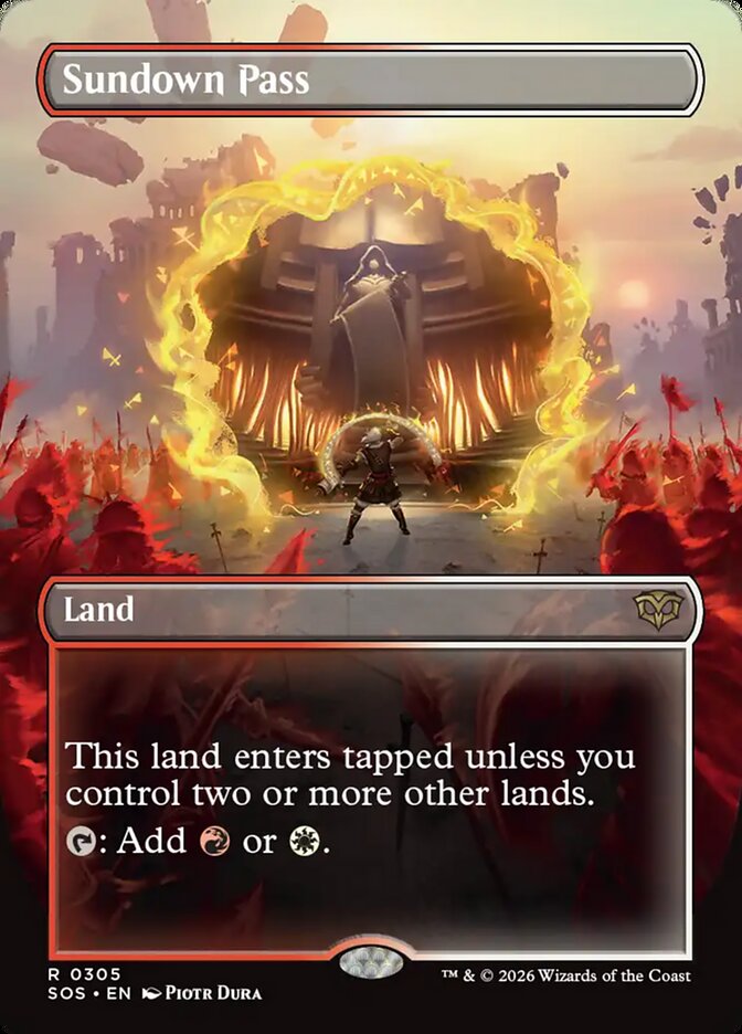 Passo do Poente / Sundown Pass - Magic: The Gathering - MoxLand