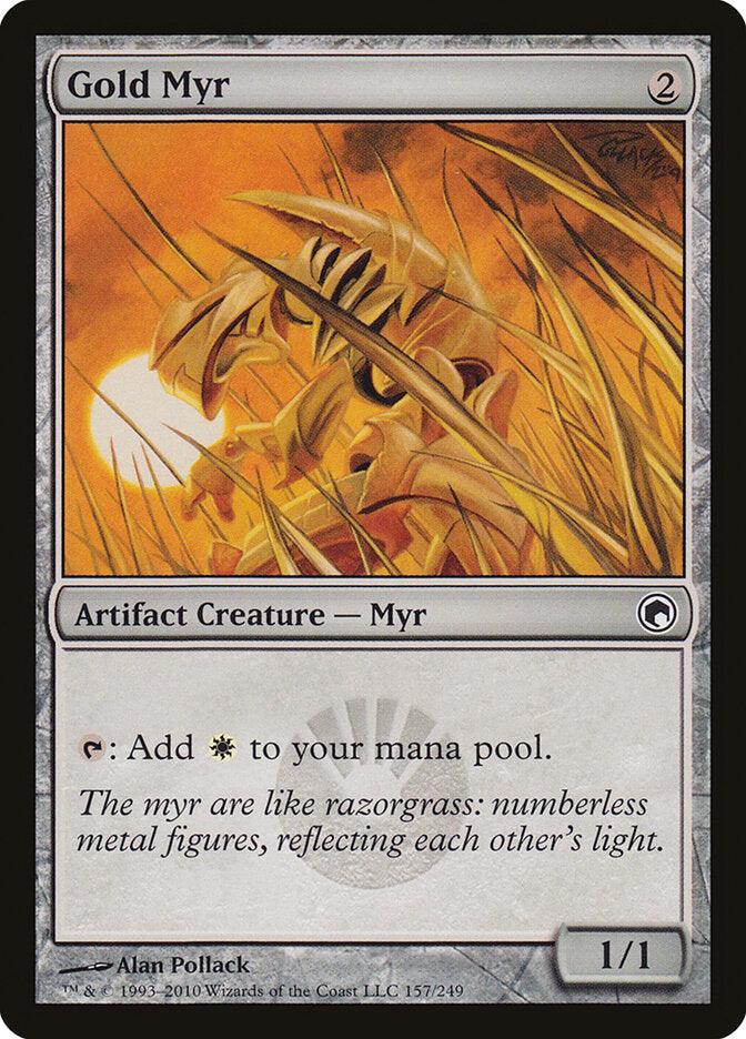 Myr de Ouro / Gold Myr - Magic: The Gathering - MoxLand