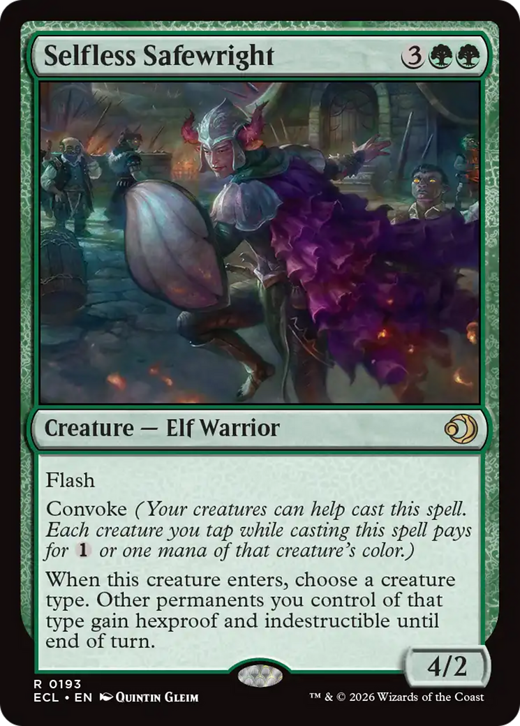 Pulcro-Protetor Altruísta / Selfless Safewright - Magic: The Gathering - MoxLand