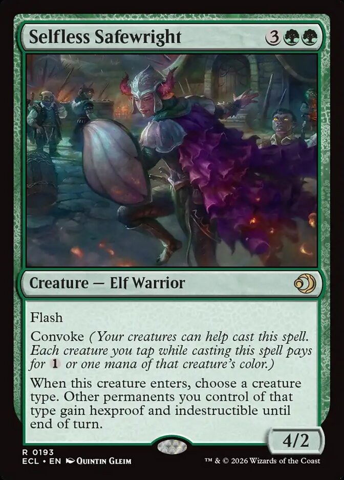 Pulcro-Protetor Altruísta / Selfless Safewright - Magic: The Gathering - MoxLand
