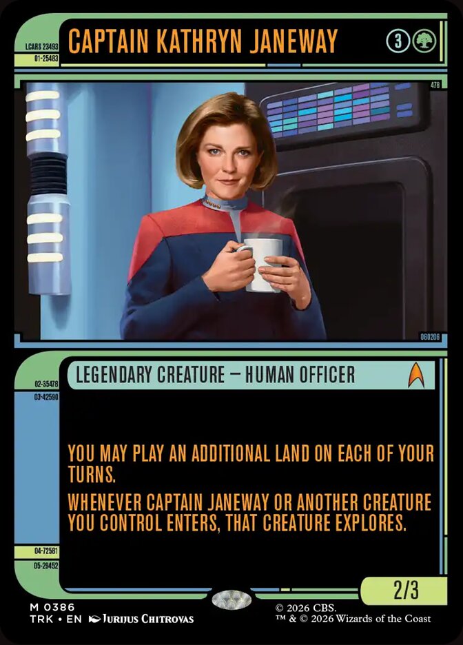 Captain Kathryn Janeway - Magic: The Gathering - MoxLand