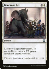 Presente Generoso / Generous Gift - Magic: The Gathering - MoxLand
