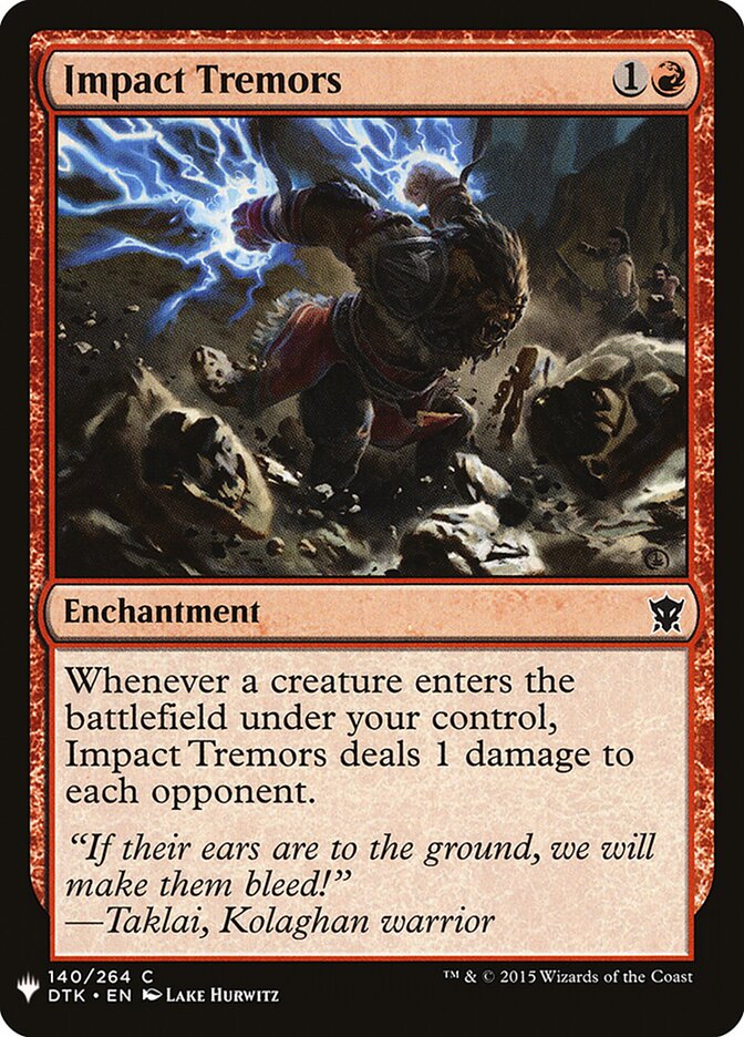 Tremores de Impacto / Impact Tremors - Magic: The Gathering - MoxLand