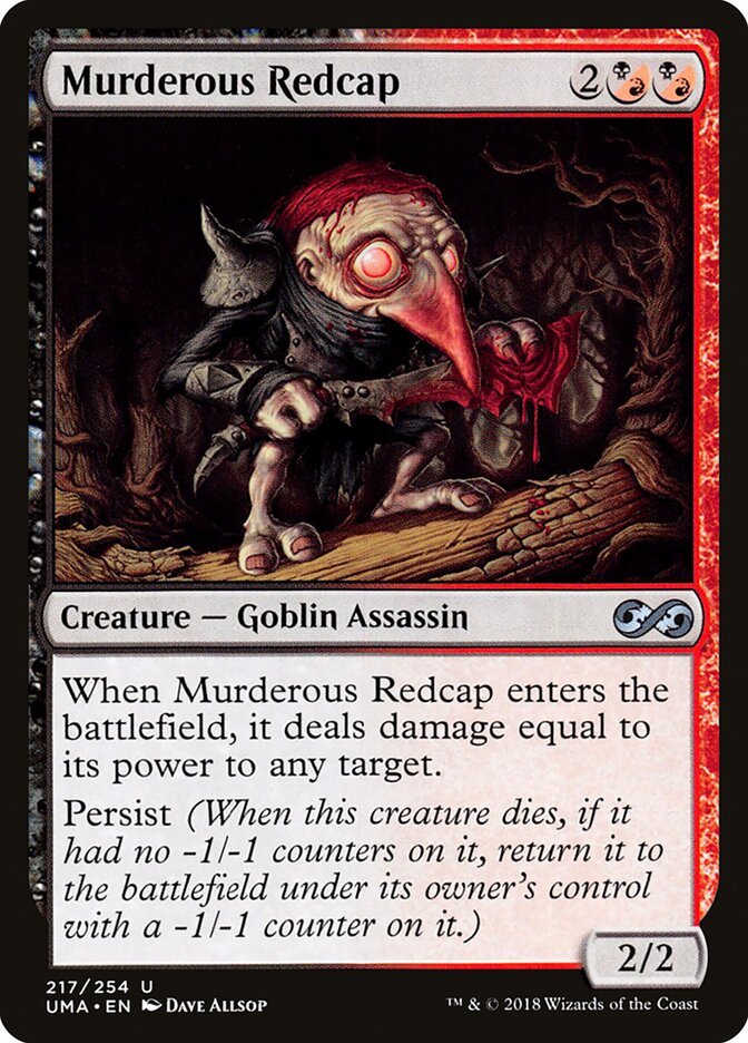 Barrete Vermelho Assassino / Murderous Redcap - Magic: The Gathering - MoxLand