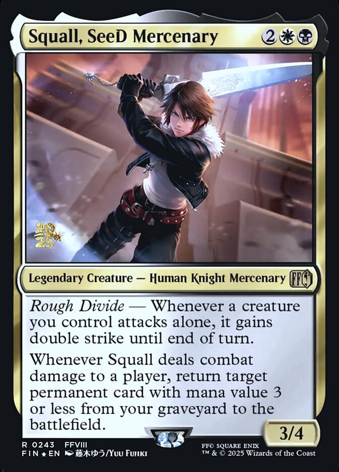 Squall, SeeD Mercenary - Magic: The Gathering - MoxLand