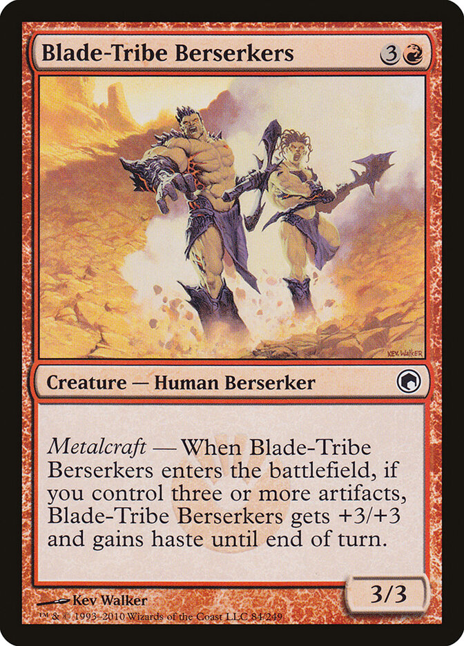 Amoques da Tribo da Espada / Blade-Tribe Berserkers - Magic: The Gathering - MoxLand