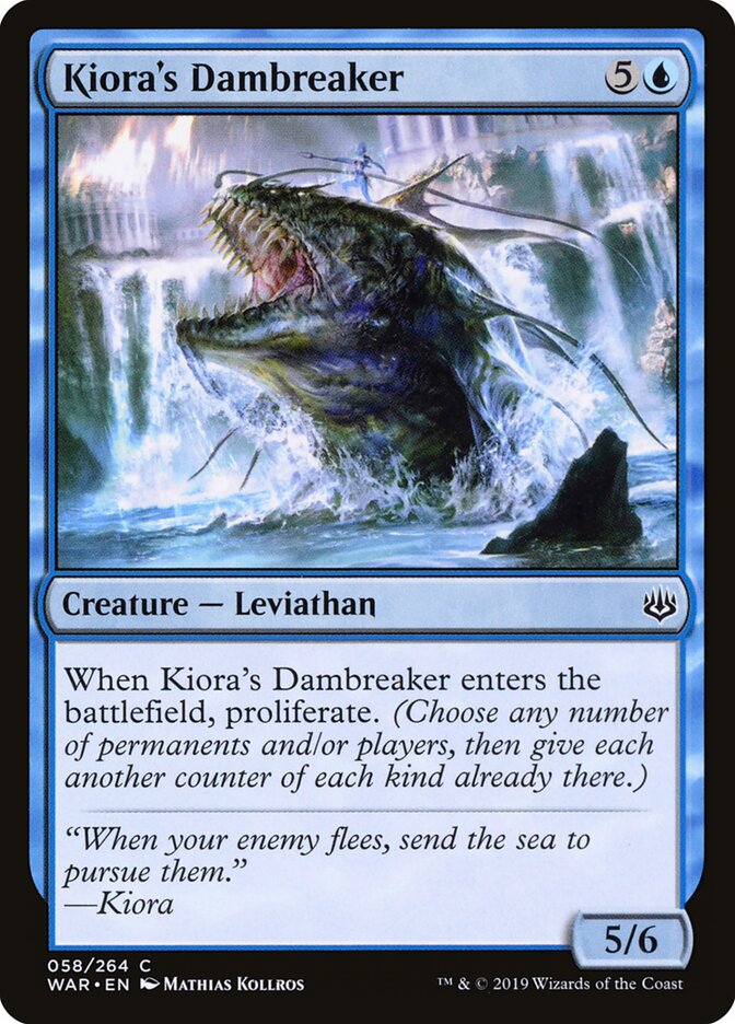 Rompedor de Barragens de Kiora / Kiora's Dambreaker - Magic: The Gathering - MoxLand