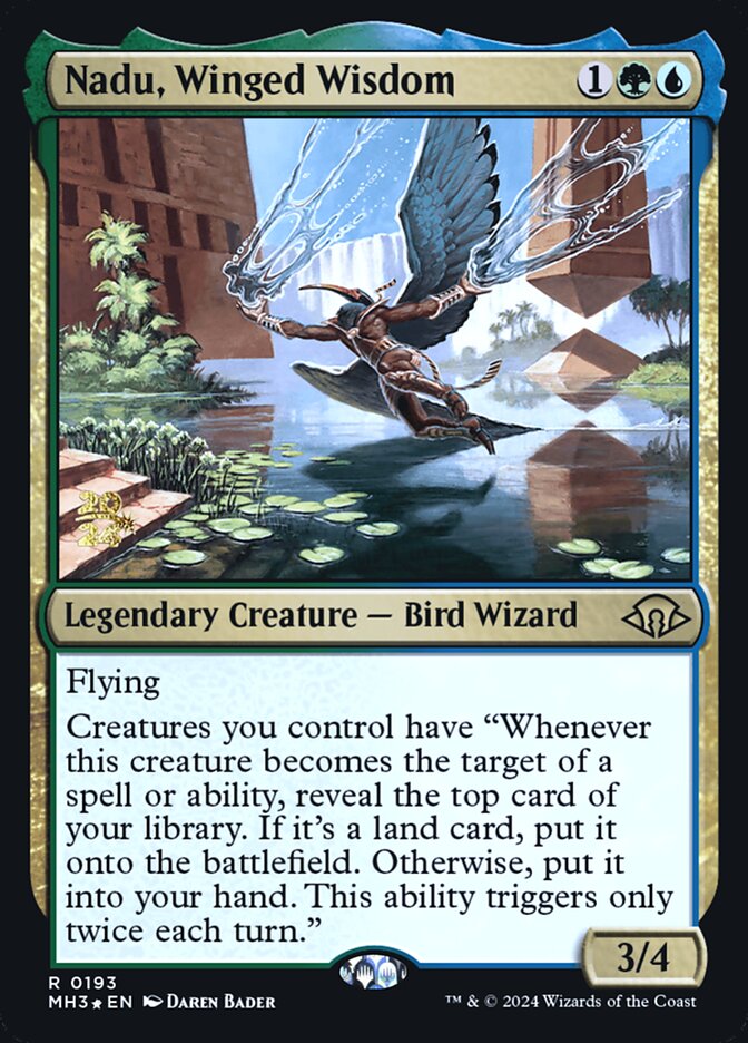 Nadu, Sabedoria Alada / Nadu, Winged Wisdom - Magic: The Gathering - MoxLand