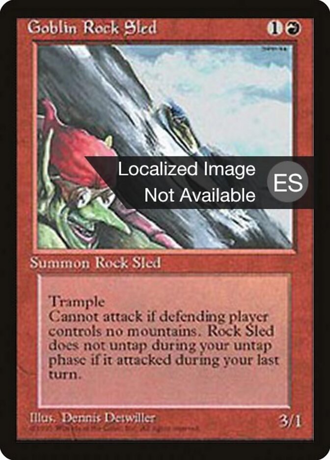 Martelo de Pedra Goblin / Goblin Rock Sled - Magic: The Gathering - MoxLand