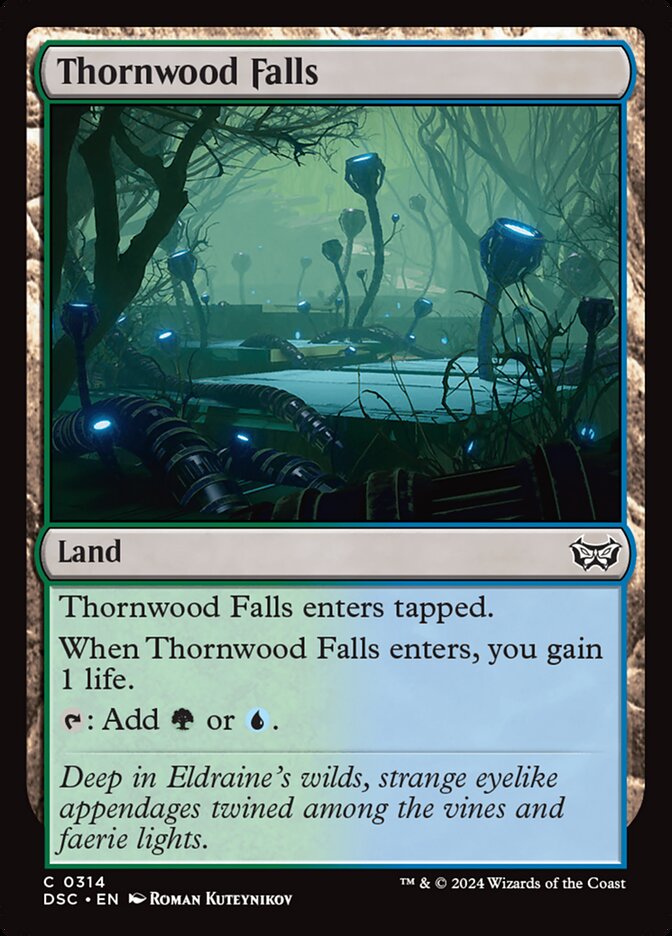 Cachoeira dos Espinhos / Thornwood Falls - Magic: The Gathering - MoxLand