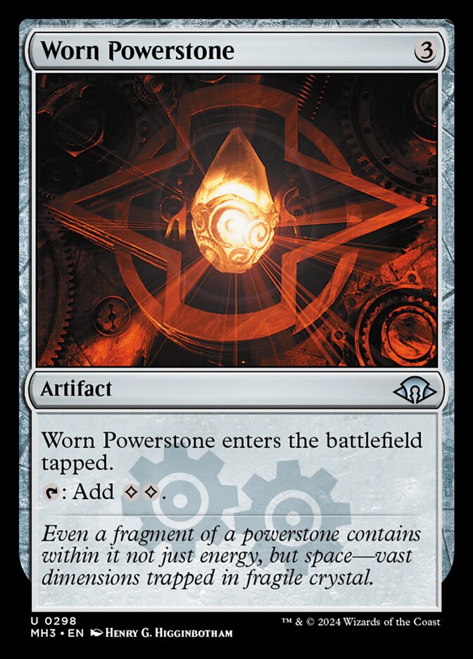 Pedra de Energia Gasta / Worn Powerstone - Magic: The Gathering - MoxLand