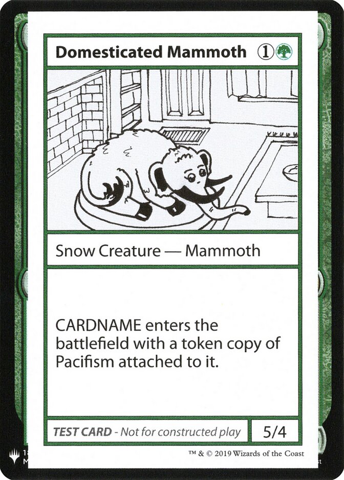 Domesticated Mammoth - Magic: The Gathering - MoxLand