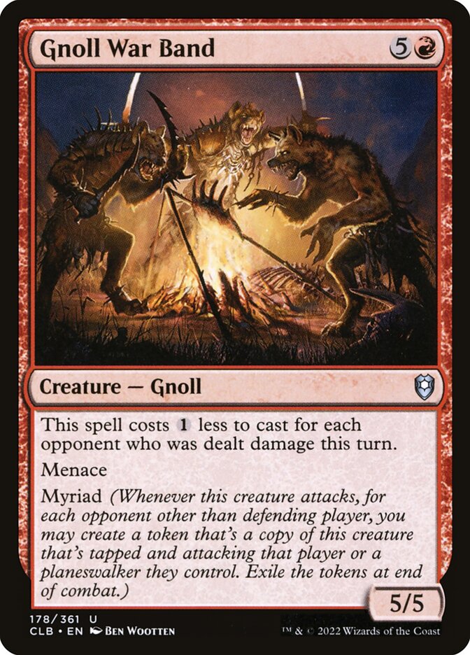 Bando Guerreiro Gnoll / Gnoll War Band - Magic: The Gathering - MoxLand