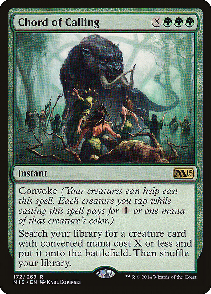 Acorde do Chamado / Chord of Calling - Magic: The Gathering - MoxLand