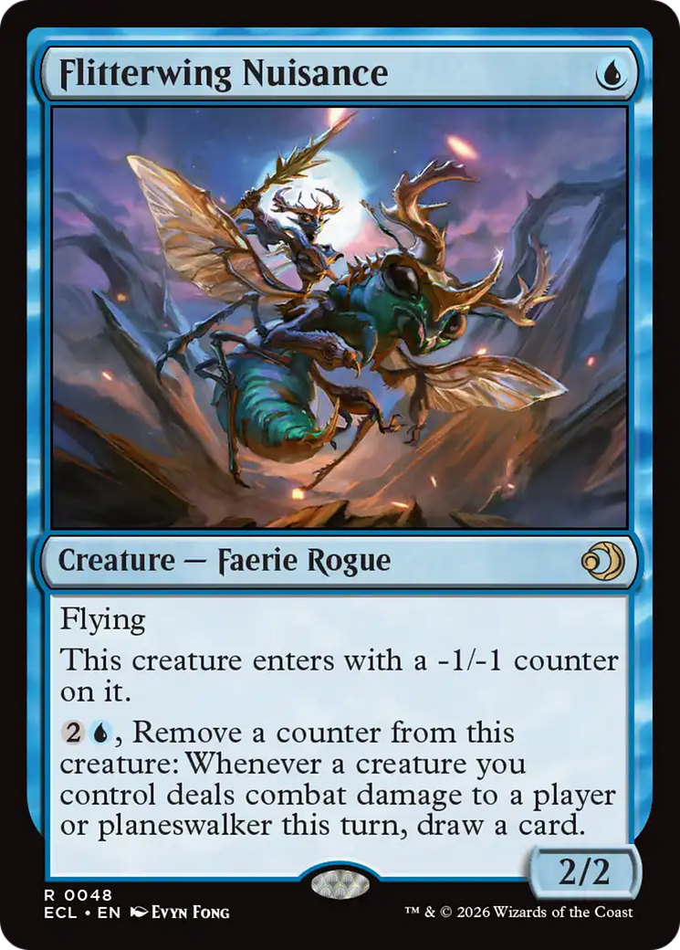 Chatice Esvoaçante / Flitterwing Nuisance - Magic: The Gathering - MoxLand