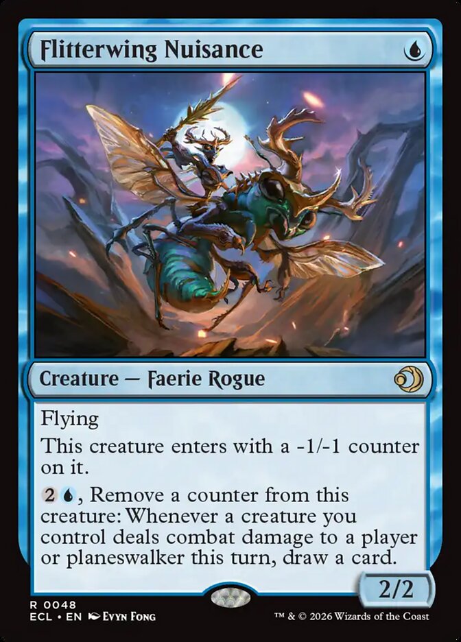 Chatice Esvoaçante / Flitterwing Nuisance - Magic: The Gathering - MoxLand