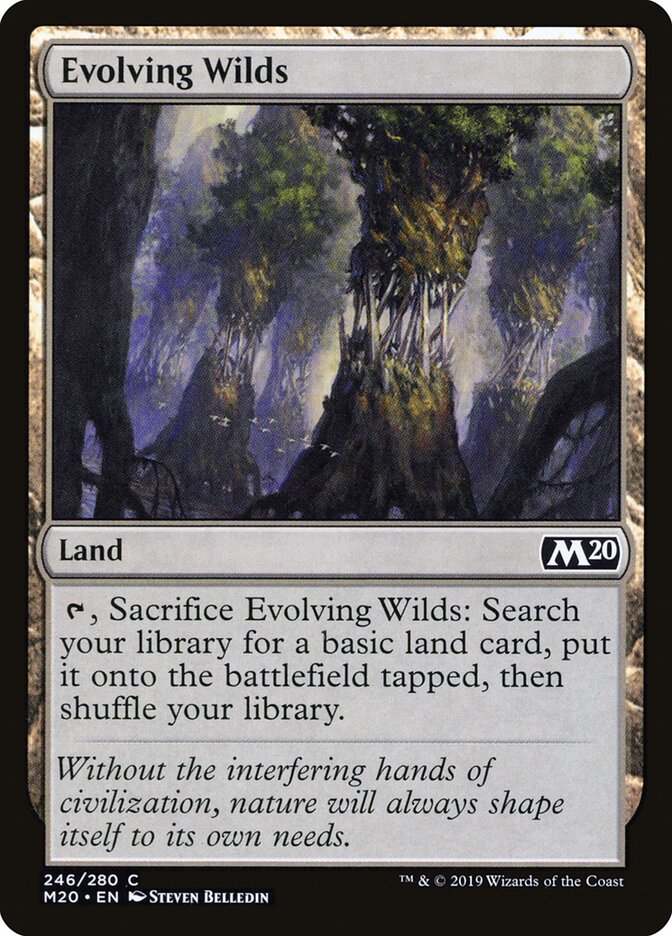 Terras em Desenvolvimento / Evolving Wilds - Magic: The Gathering - MoxLand