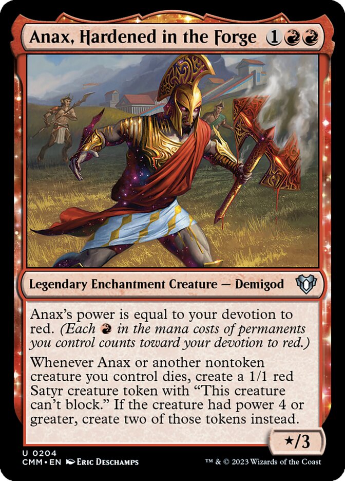 Anax, Temperado na Forja / Anax, Hardened in the Forge - Magic: The Gathering - MoxLand