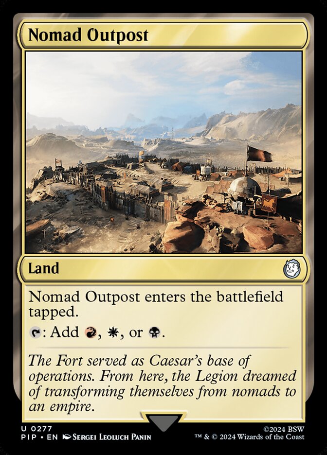 Posto Avançado Nômade / Nomad Outpost - Magic: The Gathering - MoxLand