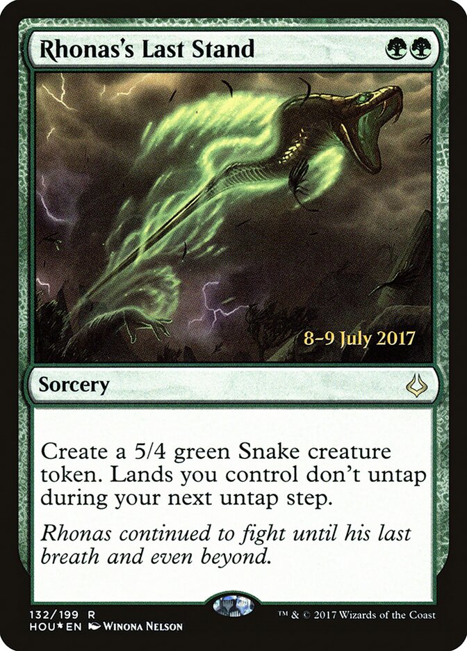 Último Embate de Rhonas / Rhonas's Last Stand - Magic: The Gathering - MoxLand