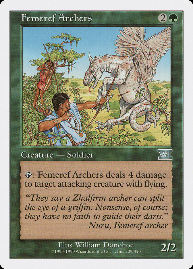 Arqueiros de Femeref / Femeref Archers - Magic: The Gathering - MoxLand