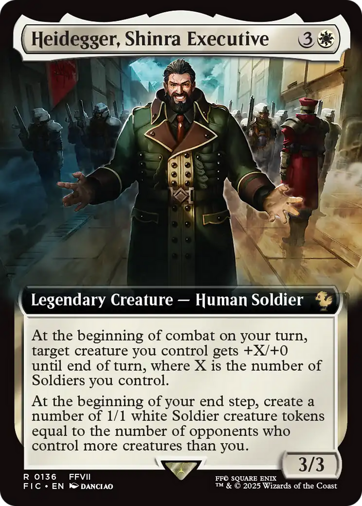Heidegger, Shinra Executive - Magic: The Gathering - MoxLand