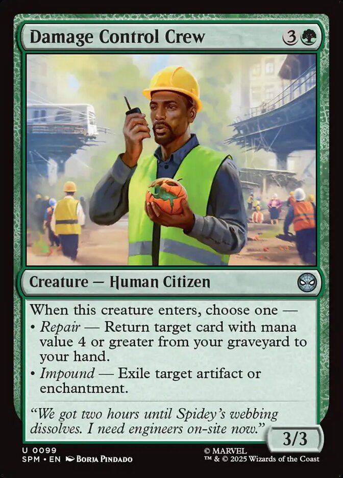 Damage Control Crew - Magic: The Gathering - MoxLand