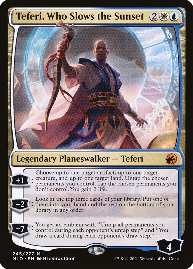 Teferi, Atrasador do Poente / Teferi, Who Slows the Sunset - Magic: The Gathering - MoxLand