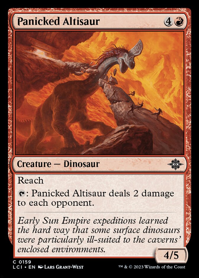 Altissauro em Pânico / Panicked Altisaur - Magic: The Gathering - MoxLand