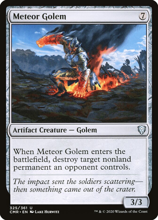 Golem Meteórico / Meteor Golem - Magic: The Gathering - MoxLand