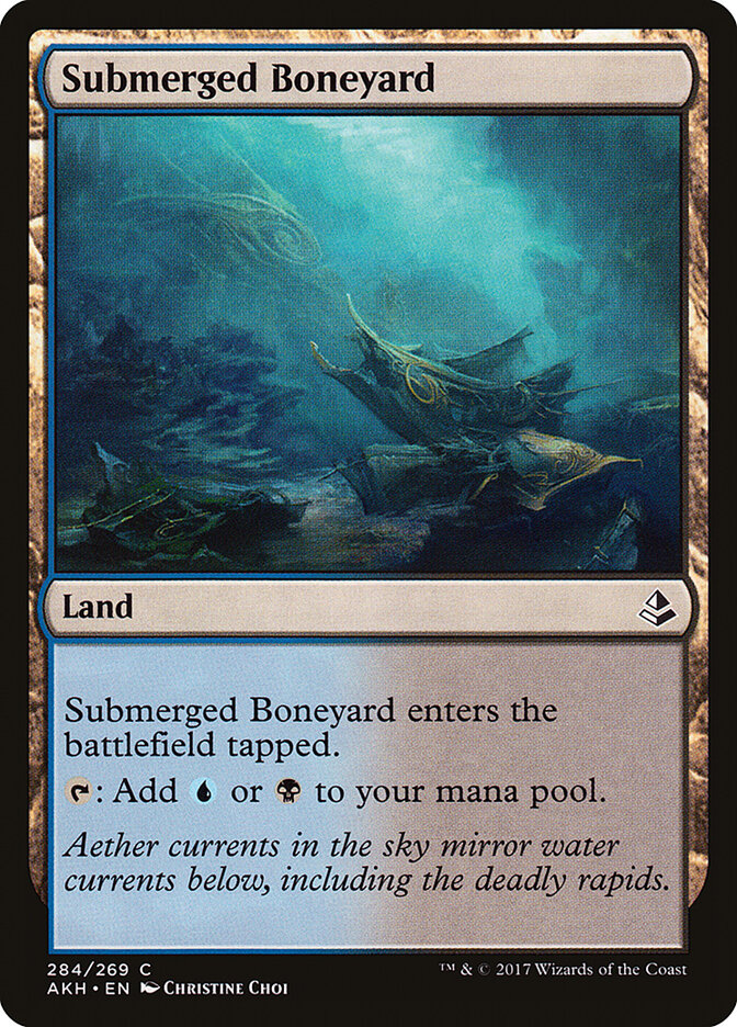 Ossário Submerso / Submerged Boneyard - Magic: The Gathering - MoxLand