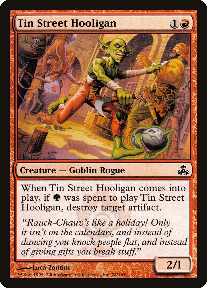 Baderneiro da Rua do Estanho / Tin Street Hooligan - Magic: The Gathering - MoxLand