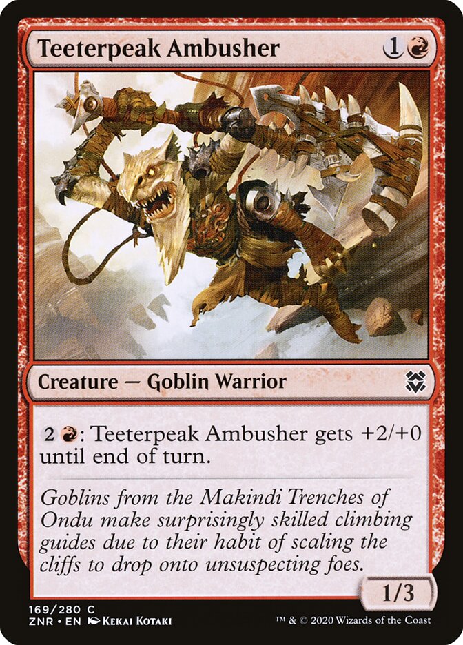 Emboscador dos Picos Vacilantes / Teeterpeak Ambusher - Magic: The Gathering - MoxLand
