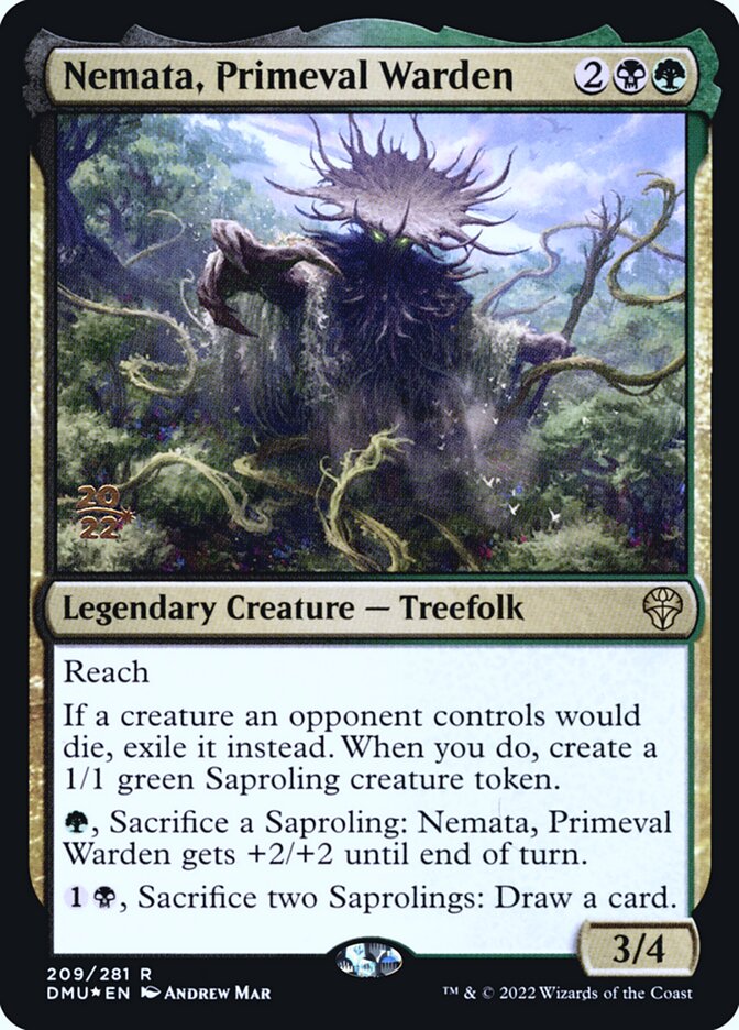 Nemata, Guardiã Primordial / Nemata, Primeval Warden - Magic: The Gathering - MoxLand
