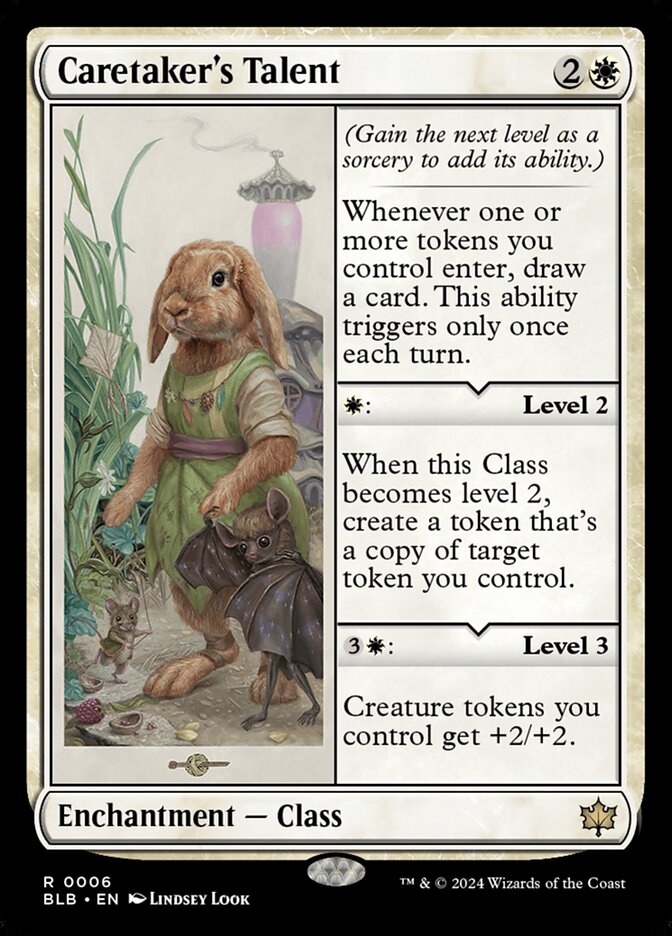 Talento do Cuidador / Caretaker's Talent - Magic: The Gathering - MoxLand