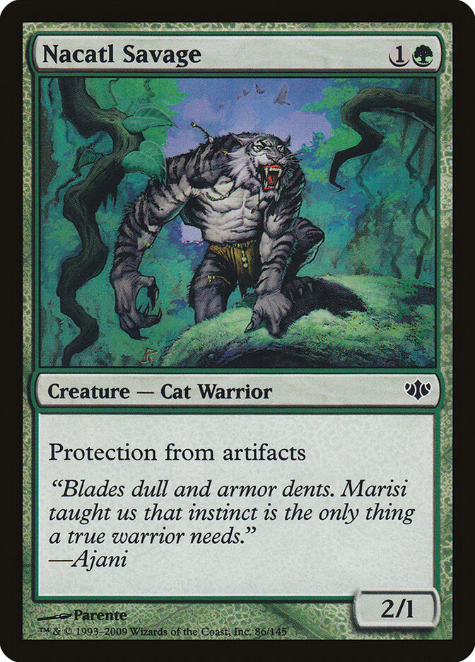 Selvagem Nacatl / Nacatl Savage - Magic: The Gathering - MoxLand