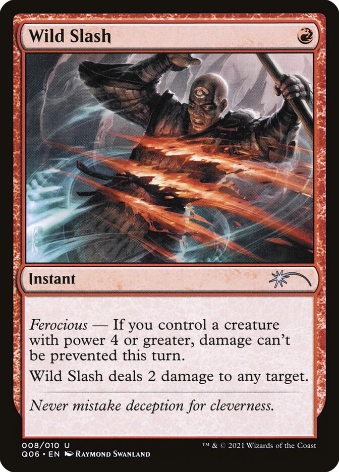 Talho Selvagem / Wild Slash - Magic: The Gathering - MoxLand