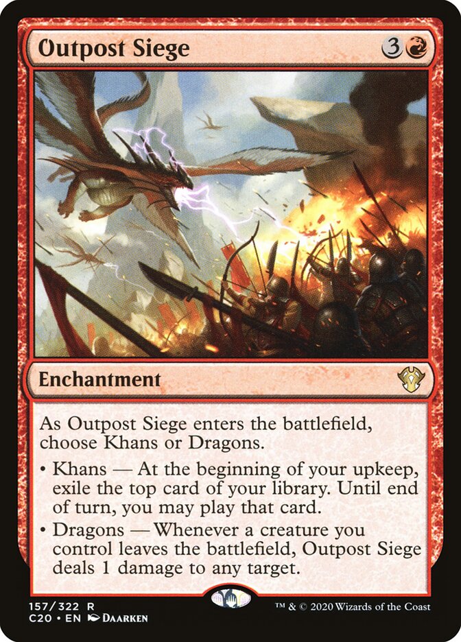 Cerco ao Posto Avançado / Outpost Siege - Magic: The Gathering - MoxLand