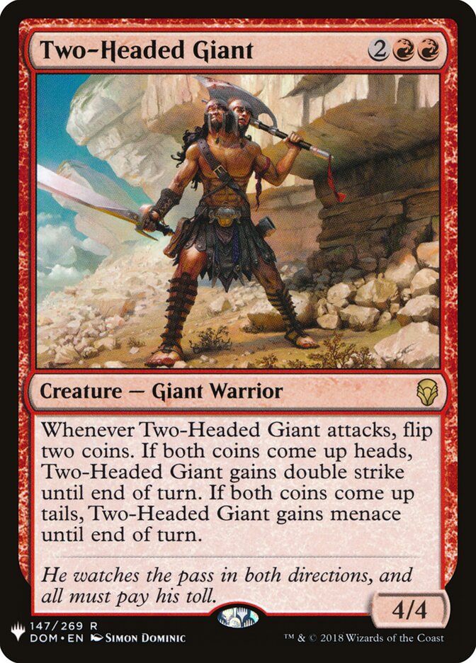 Gigante de Duas Cabeças / Two-Headed Giant - Magic: The Gathering - MoxLand