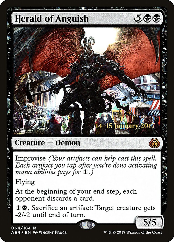 Arauto da Angústia / Herald of Anguish - Magic: The Gathering - MoxLand