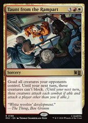 Provocar das Ameias / Taunt from the Rampart - Magic: The Gathering - MoxLand