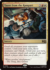Provocar das Ameias / Taunt from the Rampart - Magic: The Gathering - MoxLand