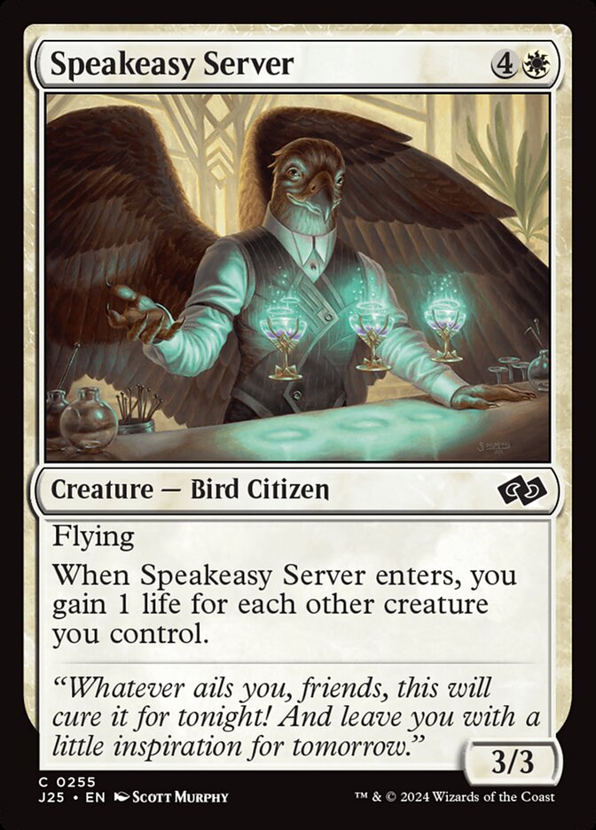 Barman do Bar Clandestino / Speakeasy Server - Magic: The Gathering - MoxLand