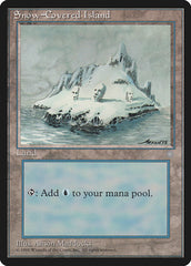 Ilha Nevada / Snow-Covered Island - Magic: The Gathering - MoxLand