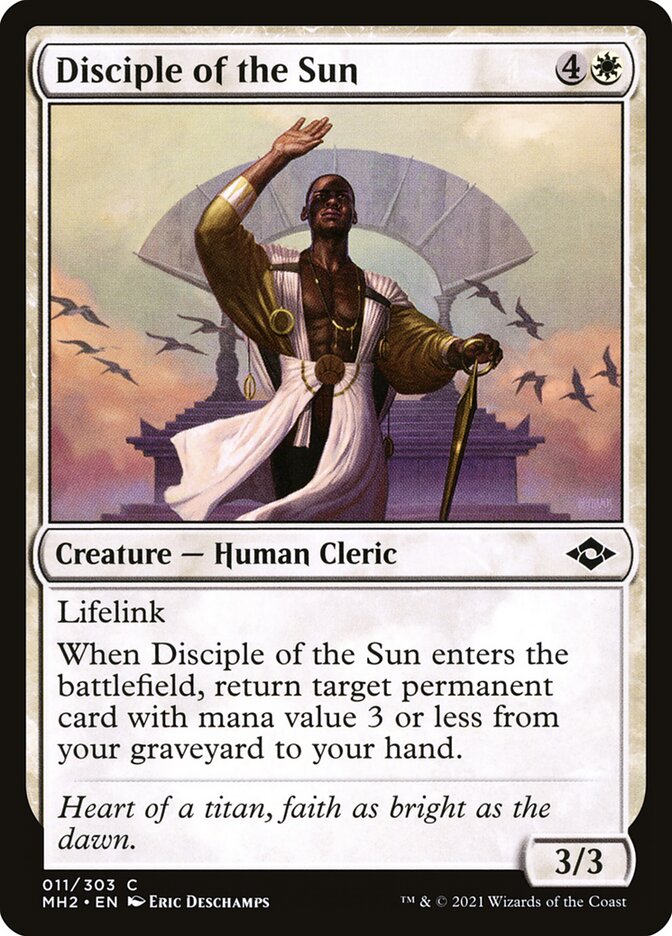 Discípulo do Sol / Disciple of the Sun - Magic: The Gathering - MoxLand