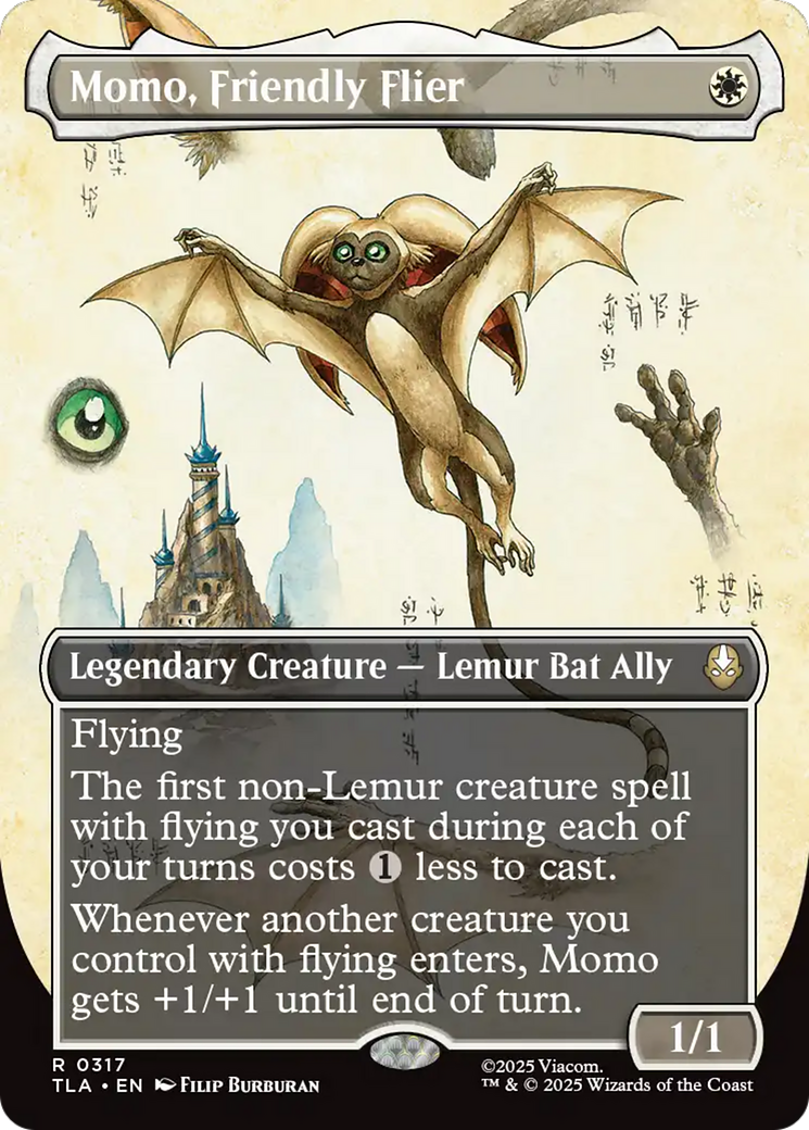 Momo, Voador Amigável / Momo, Friendly Flier - Magic: The Gathering - MoxLand