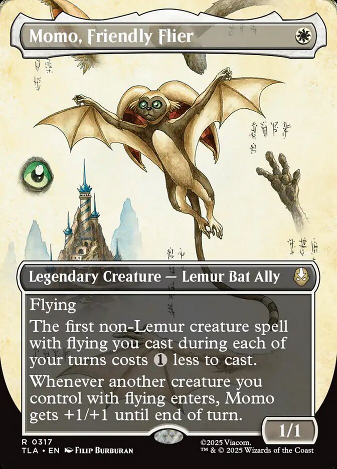 Momo, Voador Amigável / Momo, Friendly Flier - Magic: The Gathering - MoxLand