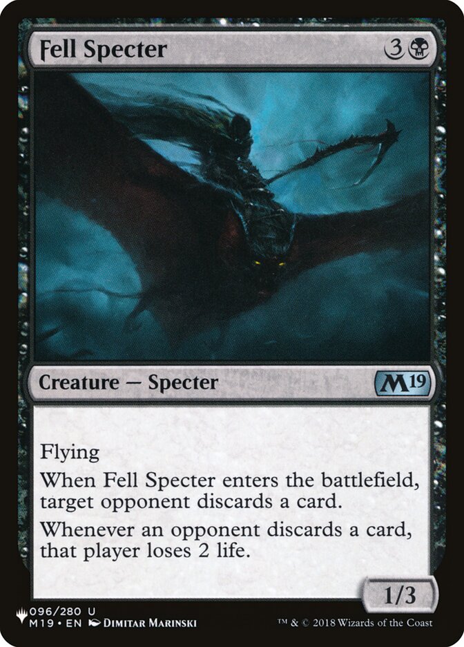 Espectro Vil / Fell Specter - Magic: The Gathering - MoxLand
